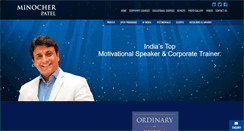 Desktop Screenshot of minocherpatel.com